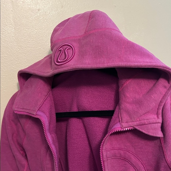 Lululemon Cozy Magenta Zip-Up Hoodie - Picture 2 of 6